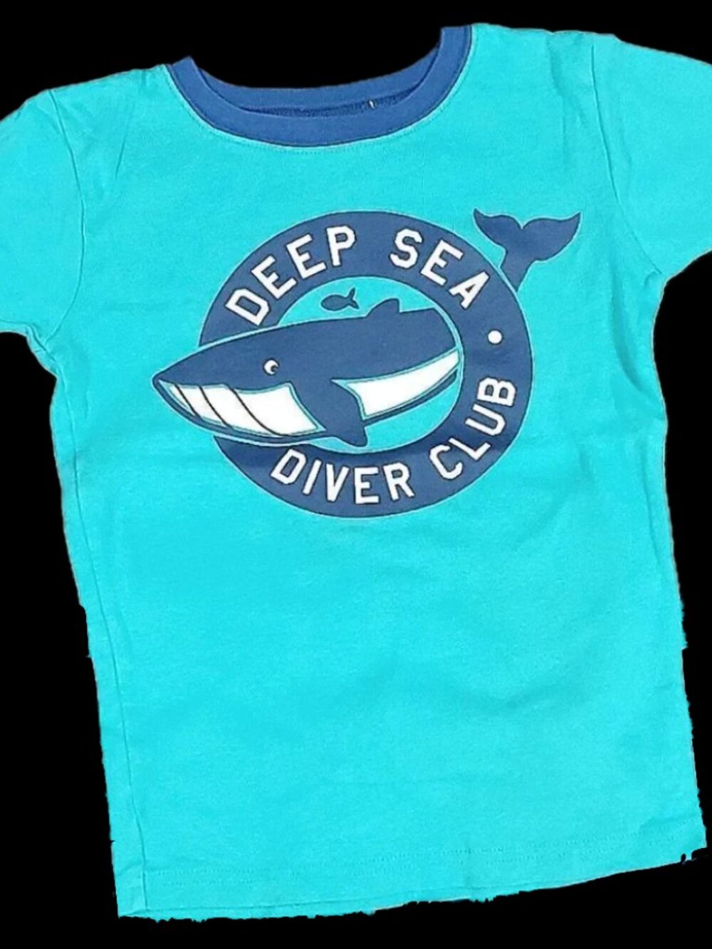 Carter's Size 8 Deep Sea Diver Club Whale top